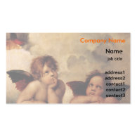 Raphael,Sistine Cherub Business Card