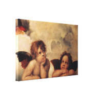 Raphael,Sistine Cherub Canvas Prints