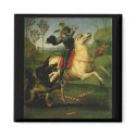 Raphael:"St. George Fighting the Dragon" Art magnets by cowboyannie Raphael:"St. George Fighting the Dragon" Art magnets
