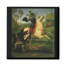 Raphael:"St. George Fighting the Dragon" Art magnets