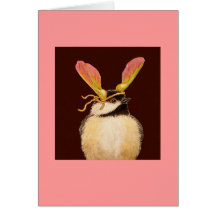 Raphaela the chickadee card
