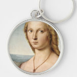 Raphael's Lady with a Unicorn Keychain