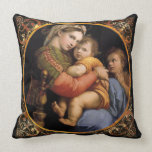 Raphael's Madonna Throw Pillow Raphael's Madonna Throw Pillow