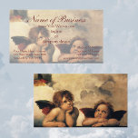 Raphael's Sistine Madonna (angels detail) Business Card Template