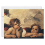 Raphael's Sistine Madonna (angels detail) Custom Announcements