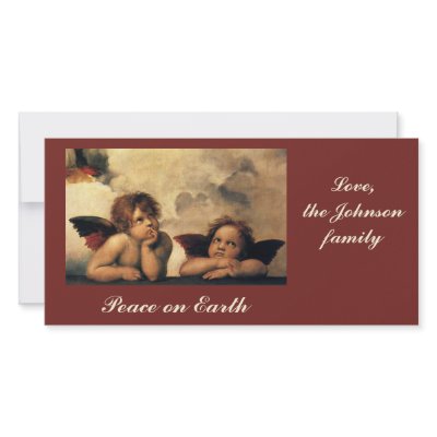 Raphael's Sistine Madonna (angels detail) photo cards