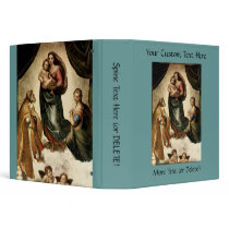 Raphael's "Sistine Madonna" (circa 1513) binders
