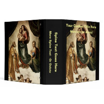 Raphael's "Sistine Madonna" (circa 1513) Vinyl Binders
