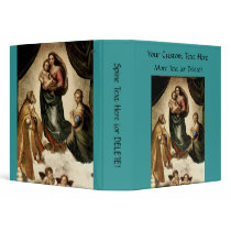 Raphael's "Sistine Madonna" (circa 1513) binders
