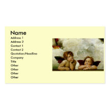 Raphael's "Sistine Madonna" (circa 1513) (Detail) Business Card