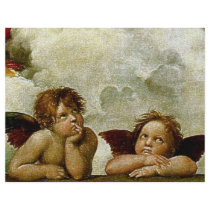 Raphael's "Sistine Madonna" (circa 1513) (Detail) Flyer Design