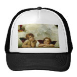 Raphael's "Sistine Madonna" (circa 1513) (Detail) Mesh Hats