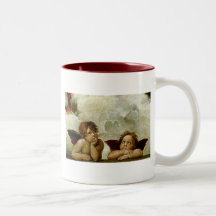 Raphael's "Sistine Madonna" (circa 1513) (Detail) Coffee Mugs
