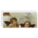 Raphael's "Sistine Madonna" (circa 1513) (Detail) rack cards by MasterpieceGallery Raphael's "Sistine Madonna" (circa 1513) (Detail) rack cards