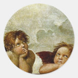 Raphael's "Sistine Madonna" (circa 1513) (Detail) Sticker
