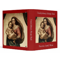 Raphael's "Sistine Madonna" Detail (circa 1513) binders