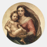 Raphael's "Sistine Madonna" Detail (circa 1513) Sticker