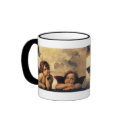 Raphael's Sistine Madonna (detail) mugs by MasterpieceCafe Raphael's Sistine Madonna (detail) mugs