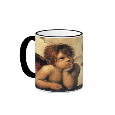 Raphael's Sistine Madonna (detail) Coffee Mug by MasterpieceCafe