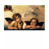 Raphael's Sistine Madonna (detail) t-shirts