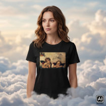 Raphael's Sistine Madonna (detail) t-shirts