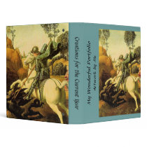 Raphael's "St. George and the Dragon" (circa 1505) binders by MasterpieceGallery Raphael's "St. George and the Dragon" (circa 1505) binders