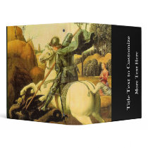 Raphael's "St. George and the Dragon" (circa 1505) Vinyl Binders