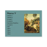 Raphael's "St. George and the Dragon" (circa 1505) Business Card Template