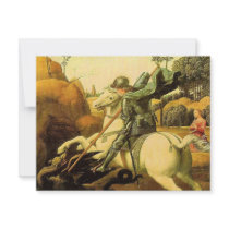 Raphael's "St. George and the Dragon" (circa 1505) Custom Invitations