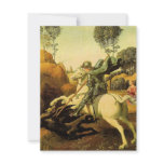 Raphael's "St. George and the Dragon" (circa 1505) Custom Announcement