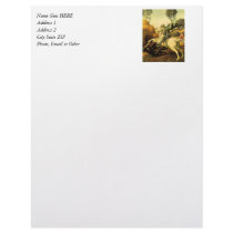 Raphael's "St. George and the Dragon" (circa 1505) Personalized Letterhead