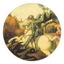 Raphael's "St. George and the Dragon" (circa 1505) Sticker