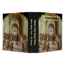 Raphael's "The School of Athens" (circa 1511) binders