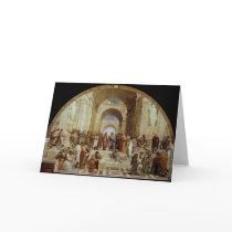 Raphael's "The School of Athens" (circa 1511) Greeting Card