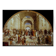 Raphael's "The School of Athens" (circa 1511) Greeting Card