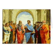 Raphael's "The School of Athens" Detail circa 1511 Cards
