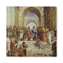 Raphael's "The School of Athens" Detail circa 1511 Refrigerator Magnets