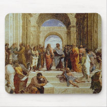 Raphael's "The School of Athens" Detail circa 1511 Mouse Pad