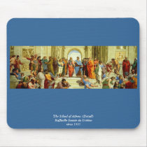 Raphael's "The School of Athens" Detail circa 1511 Mousepad