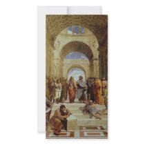 Raphael's "The School of Athens" Detail circa 1511 Photo Greeting Card