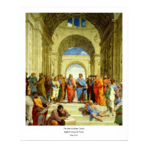 Raphael's "The School of Athens" Detail circa 1511 posters