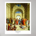 Raphael's "The School of Athens" Detail circa 1511 posters