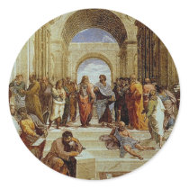 Raphael's "The School of Athens" Detail circa 1511 Sticker