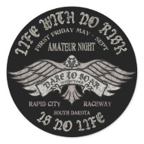 Rapid City Raceway Round Sticker