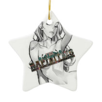 rapidities on chick star ornament