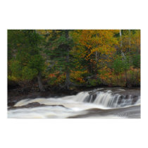 Rapids with Fall Woods posters by Landscape_Prints Rapids with Fall Woods posters