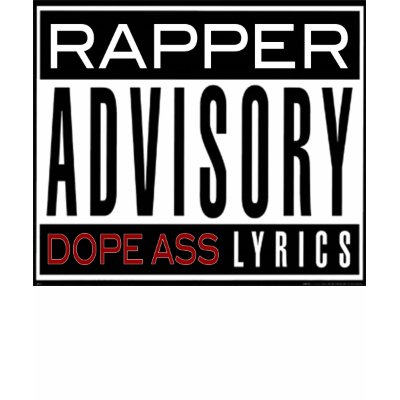RAPPER ADVISORY WOMENS T-shirt by QUESFIRE