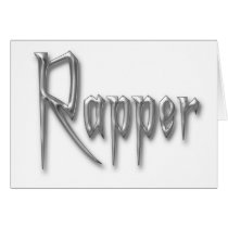 Rapper Greeting Card