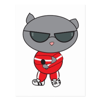 Rapper Cat in Track Suit