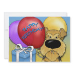 Rappy Rirthday - Airedale Terrier Custom Announcement
